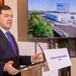 El presidente de Castilla y Le&oacute;n, Alfonso Fern&aacute;ndez Ma&ntilde;ueco, se refiere a la reuni&oacute;n entre Pedro S&aacute;nchez y Junqueras, durante la presentaci&oacute;n de un proyecto en &Aacute;vila