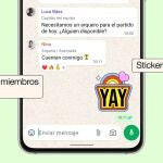Etiquetas de miembro, recordatorios y stickers, novedades para grupos