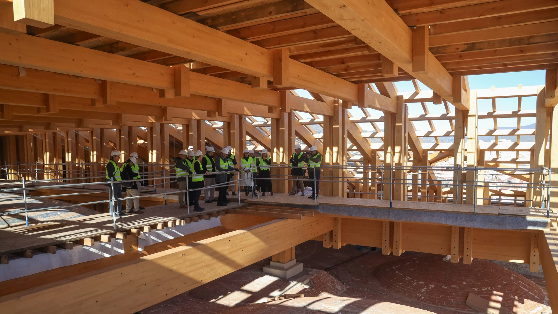 Estado actual de las obras de la cubierta del templo catedralicio