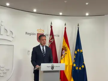 El portavoz del Ejecutivo autonómico, Marcos Ortuño, durante la rueda de prensa posterior al Consejo de Gobierno El portavoz del Ejecutivo autonómico, Marcos Ortuño, durante la rueda de prensa posterior al Consejo de Gobierno