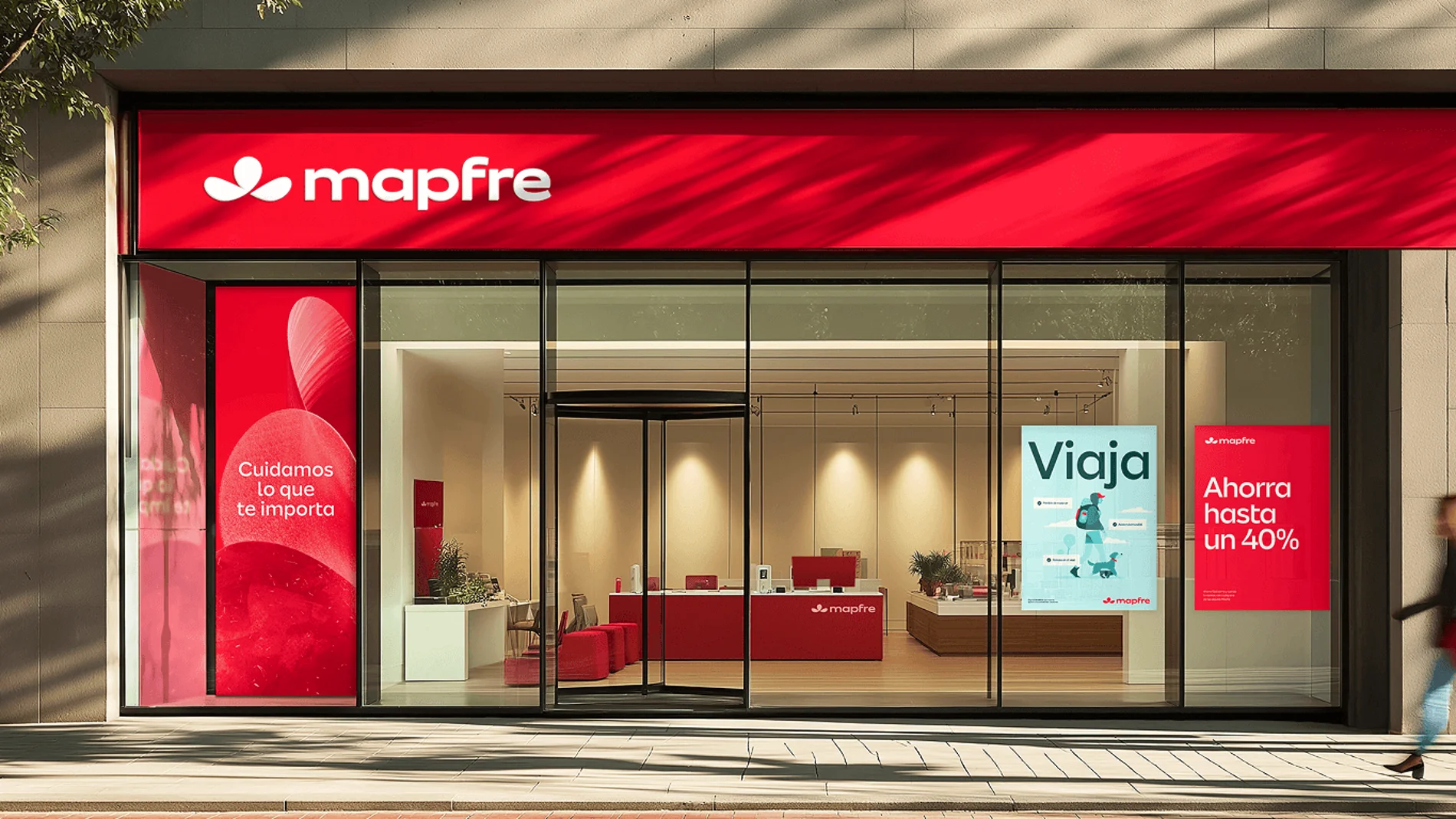 La nueva de imagen de marca de Mapfre