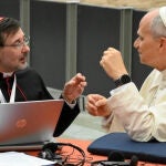 El cardenal Cobo junto a Le&oacute;n XIV