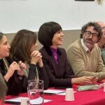 La secretaria general del PSPV, Diana Morant, durante la reuni&oacute;n de la Comisi&oacute;n Ejecutiva