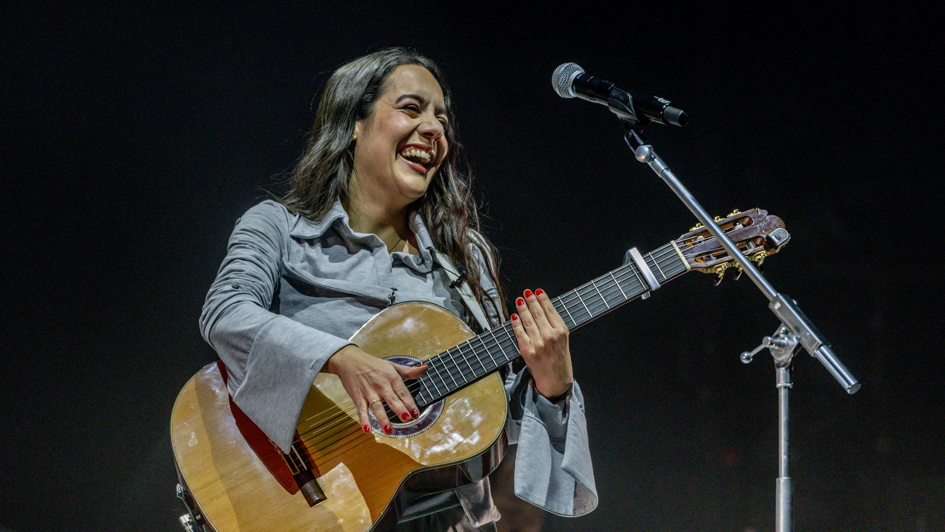 Valeria Castro actúa en el Movistar Arena Ricardo Rubio Europa Press Valeria Castro en Madrid: en cuerpo y alma