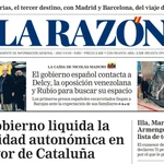Portada de LA RAZÓN de este sábado 10 de enero de 2026