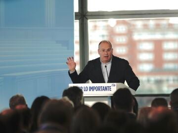 Tellado interviene en la Interparlamentaria. GUSTAVO DE LA PAZ/EUROPA PRESS 10/01/2026