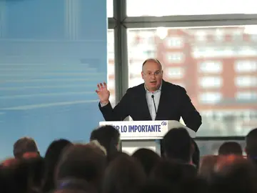 Tellado interviene en la Interparlamentaria. Tellado interviene en la Interparlamentaria. GUSTAVO DE LA PAZ/EUROPA PRESS 10/01/2026