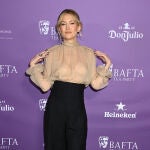 Kate Hudson en una fiesta previa a los Globos de Oro 2026.
