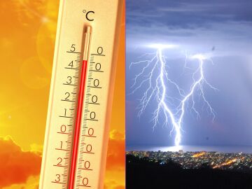 Imagen de archivo sobre fuertes temperaturas y borrascas