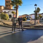 El delegado territorial, Eduardo Diego, visita las intervenciones de mejora de infraestructuras urbanas en Villaquejida (Le&oacute;n)