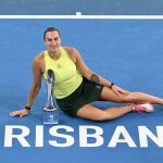 Sabalenka, la n&uacute;mero uno del mundo, gan&oacute; en Brisbane