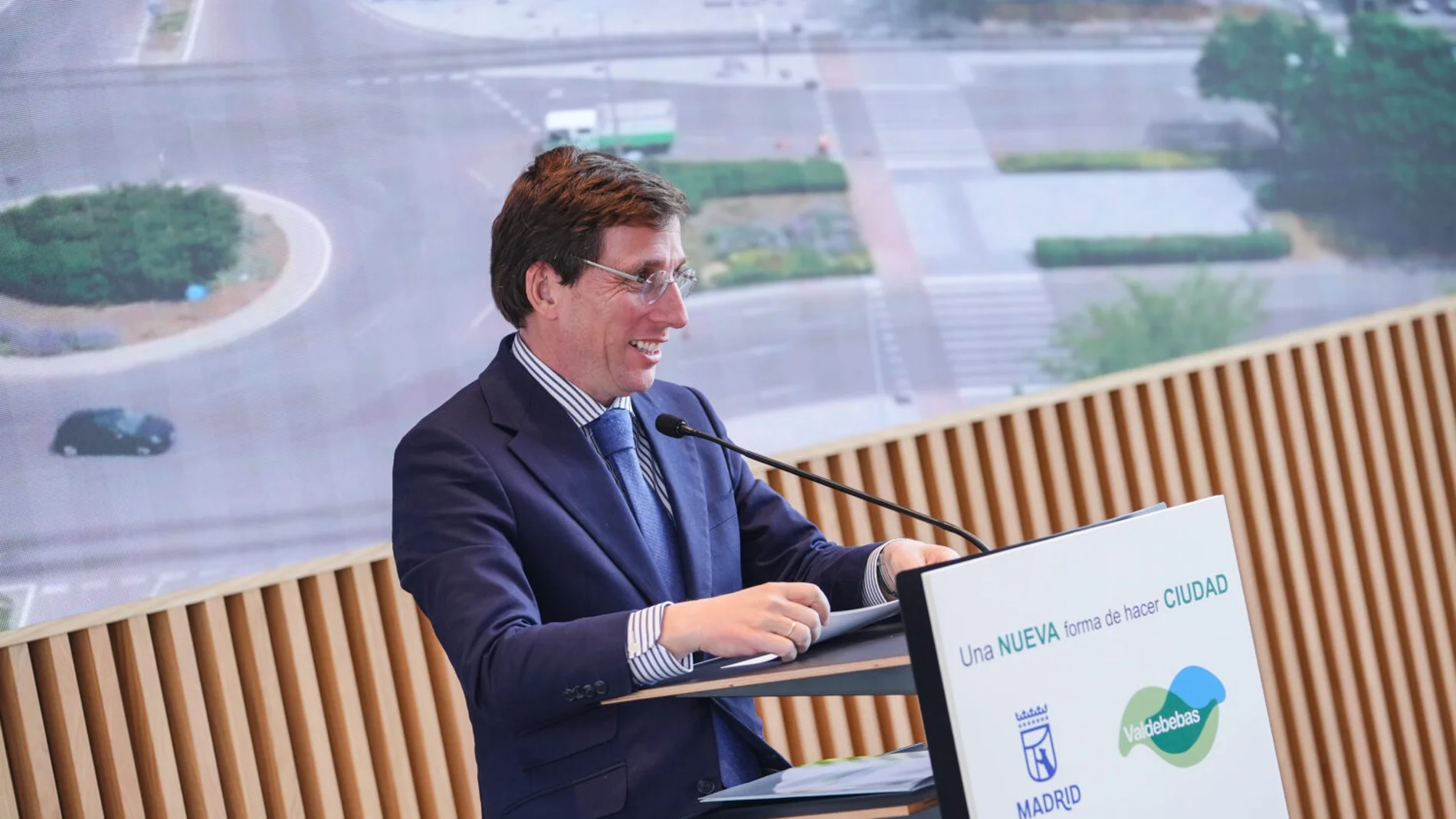 Almeida, esta mañana, durante el acto conmemorativo