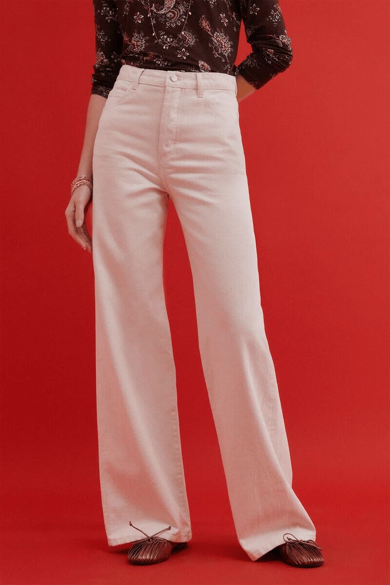 Bahiana, vaqueros wide leg.