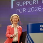 La presidenta de la Comisi&oacute;n Europea, Ursula von der Leyen