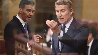 Feijóo pedirá a Sánchez votar la política de defensa y replica a Vox: "Voy por respeto a la Presidencia del Gobierno" Feijóo pedirá a Sánchez votar la política de defensa y replica a Vox: "Voy por respeto a la Presidencia del Gobierno"