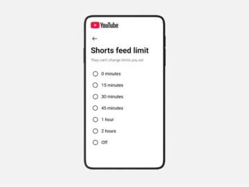 YouTube incorpora un temporizador para limitar el tiempo que los adolescentes pasan viendo los shorts