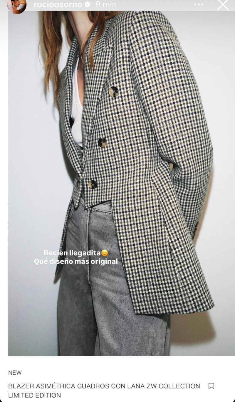 La blazer de Rocío.