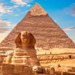 Las Pir&aacute;mides de Giza como nunca las hab&iacute;as visto: as&iacute; ha sido la prim