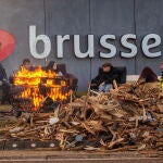 Protesta de agricultores belgas por el acuerdo UE-Mercosur