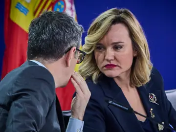 Alegría intenta desmarcarse del PSOE: promocionó su candidatura con un cartel sin el logo del partido Alegría intenta desmarcarse del PSOE: promocionó su candidatura con un cartel sin el logo del partido