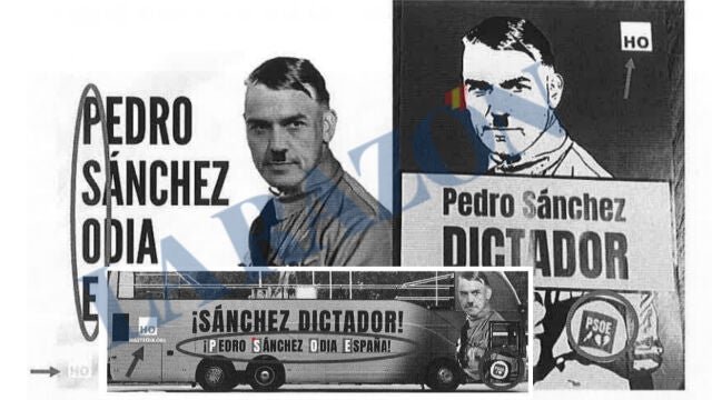 Capturas incluidas por el PSOE en su nueva demanda contra Hazte O&iacute;r