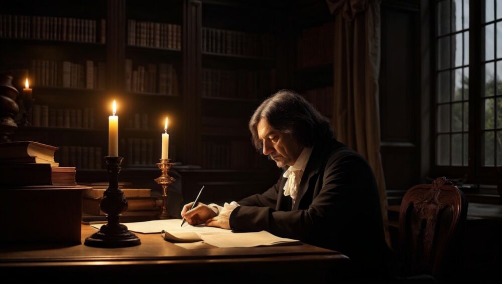 Imagen de archivo, reproducción de Descartes