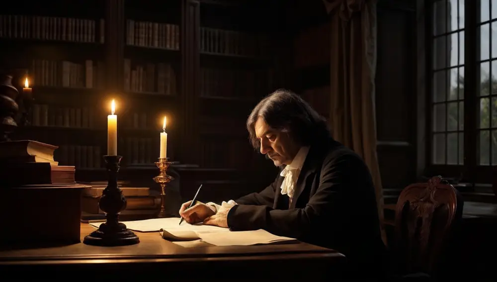 Imagen de archivo, reproducción de Descartes