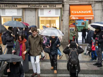 Lluvias y mal tiempo en Madrid. David Jar Lluvias y mal tiempo en Madrid