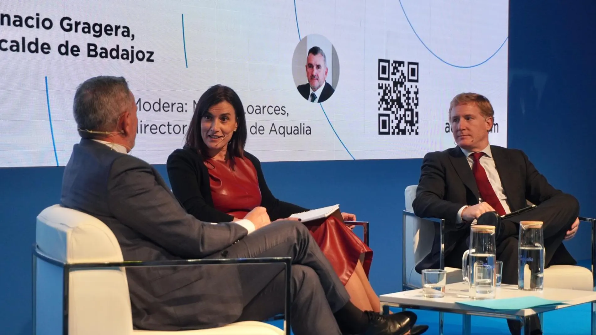 La alcaldesa de Santander, Gema Igual, interviene en la sesión sobre la digitalización de la red de agua