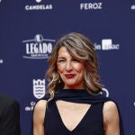 Yolanda D&iacute;az en los Premios Feroz 2026.