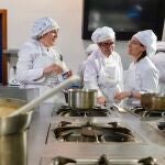 Alumnos de la Escuela Internacional de Cocina de Valladolid