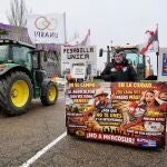 Protestas y tractorada en Valladolid