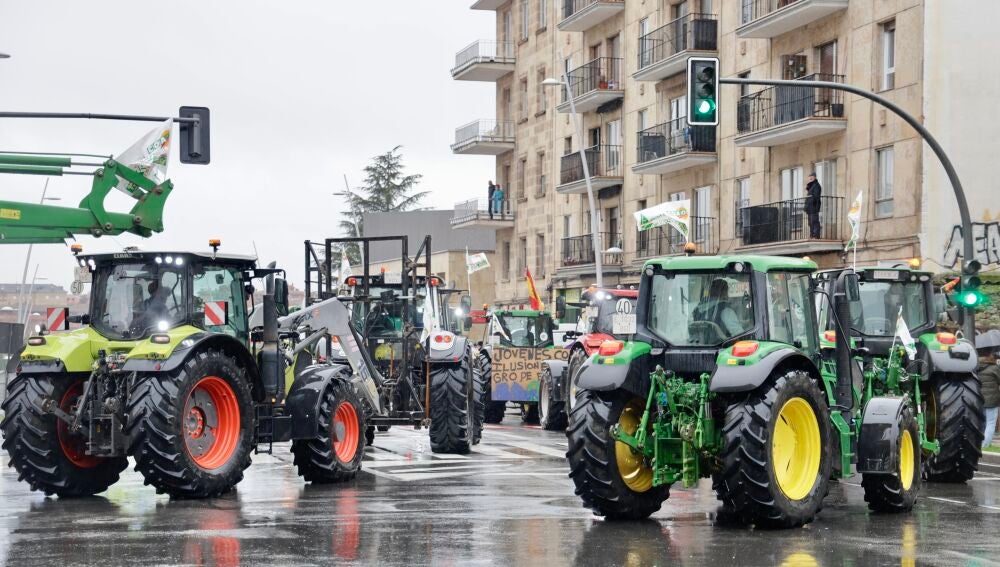 Tractorada en Valladolid