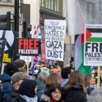 National demonstration in support of Palestinians in central London