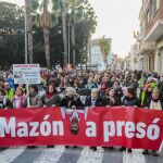 AMP.- La manifestaci&oacute;n 'Maz&oacute;n a pres&oacute;' exige "verdad y justicia" por la dana: "Lucharemos hasta el final"