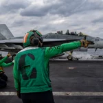 USS Abraham Lincoln conducts routine flight operations in the Arabian Sea