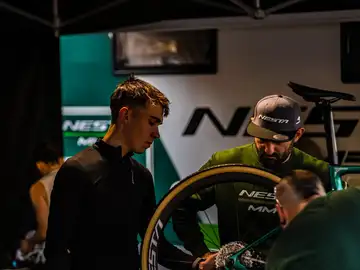 Benjamín Noval, en el ciclocross de Benidorm Benjamín Noval, en el ciclocross de Benidorm