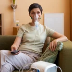 Una paciente con EPOC durante su rutina diaria