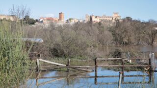 R&iacute;o Alberche a su pasado por Toledo durante el temporal del pasado febrero