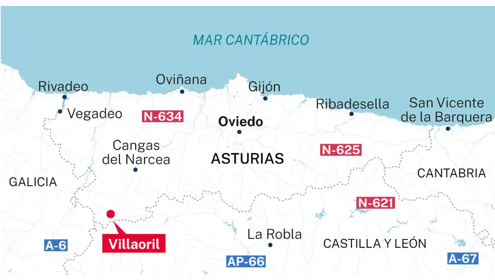 Localizador de Villaoril, Ibias