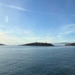 Las Chafarinas desde un buque de la Armada