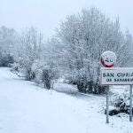 Nieve en la comarca de Sanabria