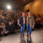 Carlos Poll&aacute;n junto a Abascal en el acto celebrado en &Aacute;vila