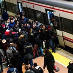 Huelga de maquinistas en Atocha Renfe
