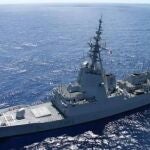 As&iacute; ha sido el excepcional despliegue simult&aacute;neo de cinco fragatas F-100 &Aacute;lvaro de Baz&aacute;n de la Armada