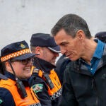 Pedro S&aacute;nchez visita las zonas inundadas en Villanueva de la Reina (Ja&eacute;n)