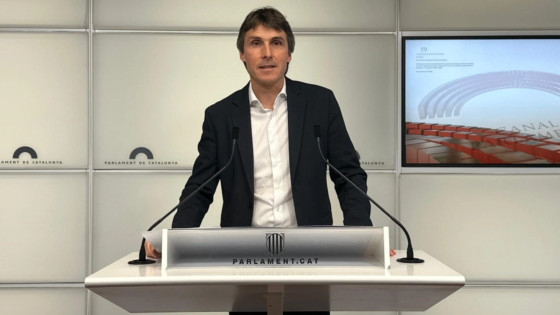 El portavoz de Junts en el Parlament, Salvador Vergés EUROPA PRESS 10/02/2026