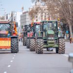 MADRID.-Cortes de tr&aacute;fico en Madrid y v&iacute;as de entrada a la capital por la tractorada de este mi&eacute;rcoles