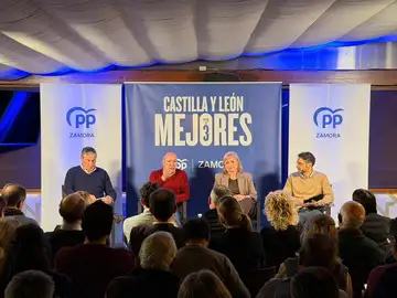 Leticia García junto a Faúndez y Barrio Leticia García junto a Faúndez y Barrio