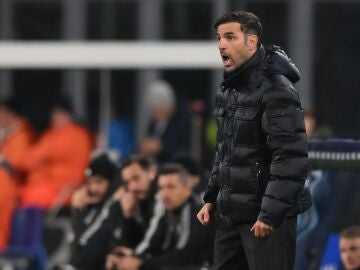 Cesc F&agrave;bregas en el partido de cuartos de final de Copa Italia entre el Napoli vs el Como 1907